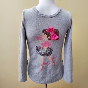 Girls’ Warm and Comfortable Long Sleeve Sweater – Medium